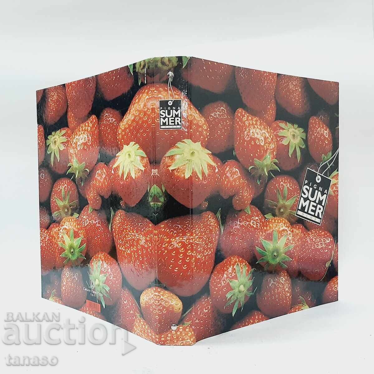 Delivery of Folder - binder with strawberries on the cover (12.1)