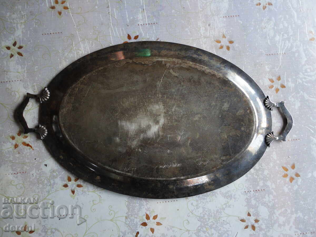 Amazing silver-plated tray - 5