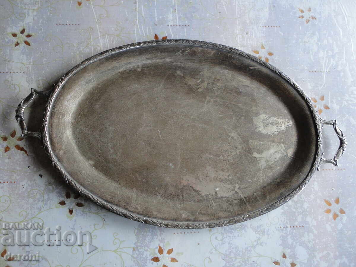 Amazing silver-plated tray - 7