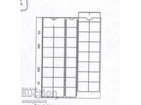 Pachet de 5 coli pentru monede cu diametrul de până la 27 mm