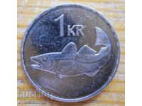 1 kroner 2006 - Iceland