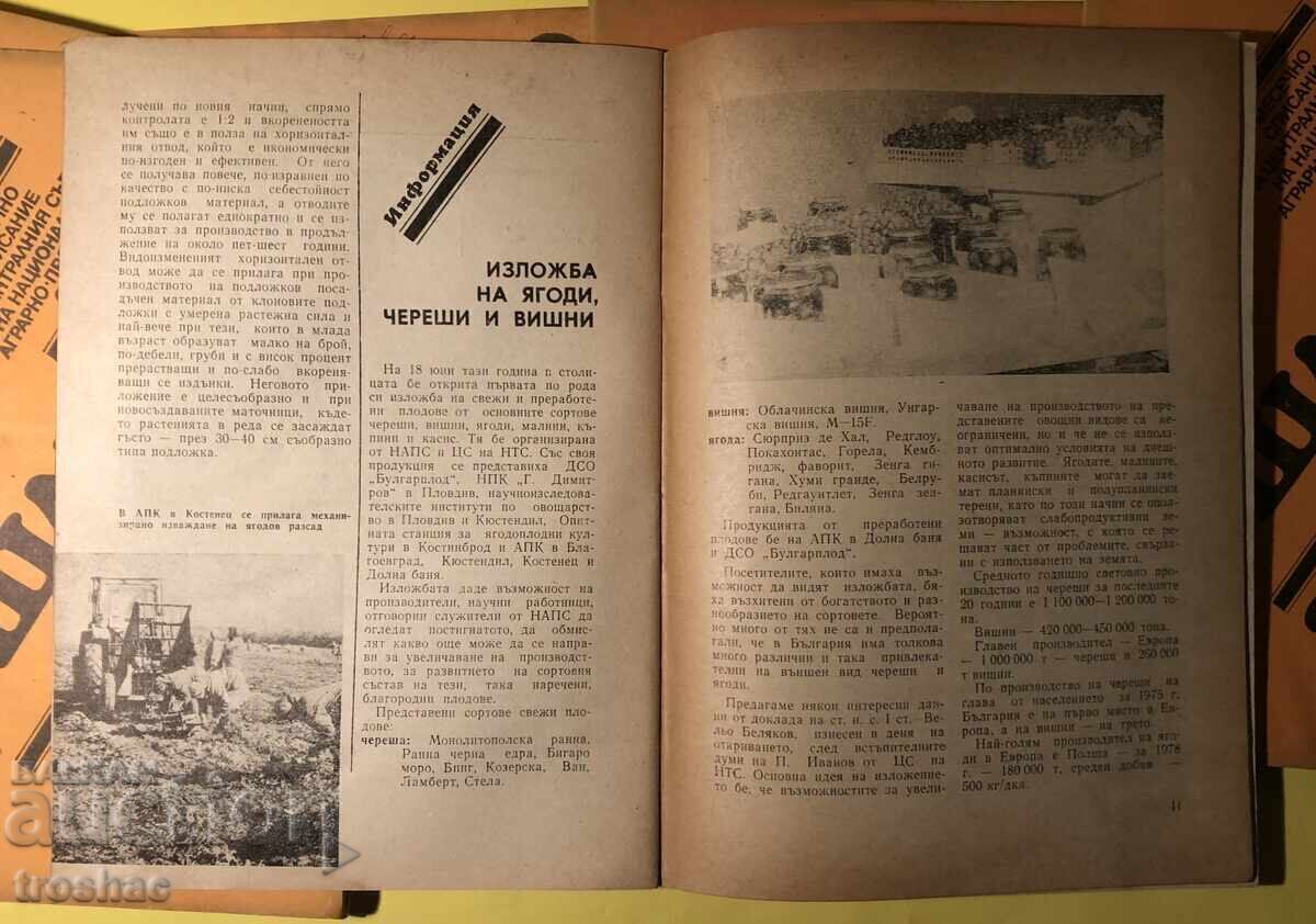 Carte veche Lot de 7 cărți la rând Pomicultură 1980 - 5 Carte veche Lot de 7 cărți la rând Pomicultură 1980 - 5