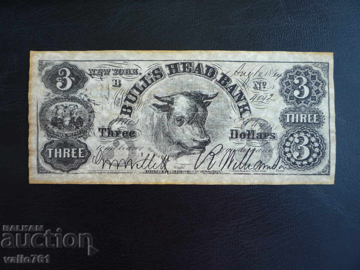 USA 3 dollars 1864 COPY !!! USA 3 dollars 1864 COPY !!!