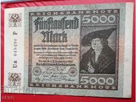 Bancnotă-Germania-5000 de mărci 1922