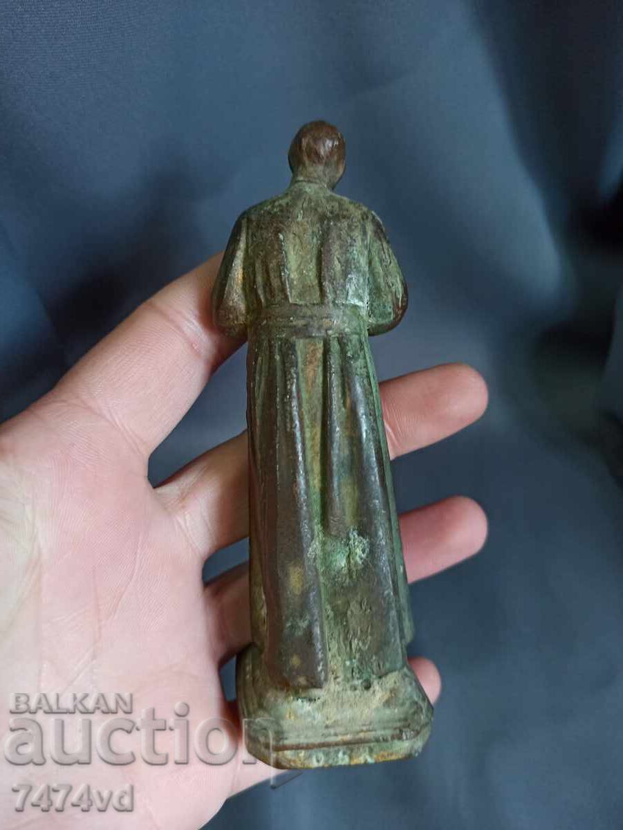 OLD BRONZE PLASTIC OF A PRAYER with price 70.00 BGN | € 35.79