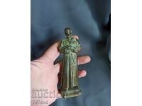 СТАРА БРОНЗОВА ПЛАСТИКА НА МОЛЕЩ СЕ