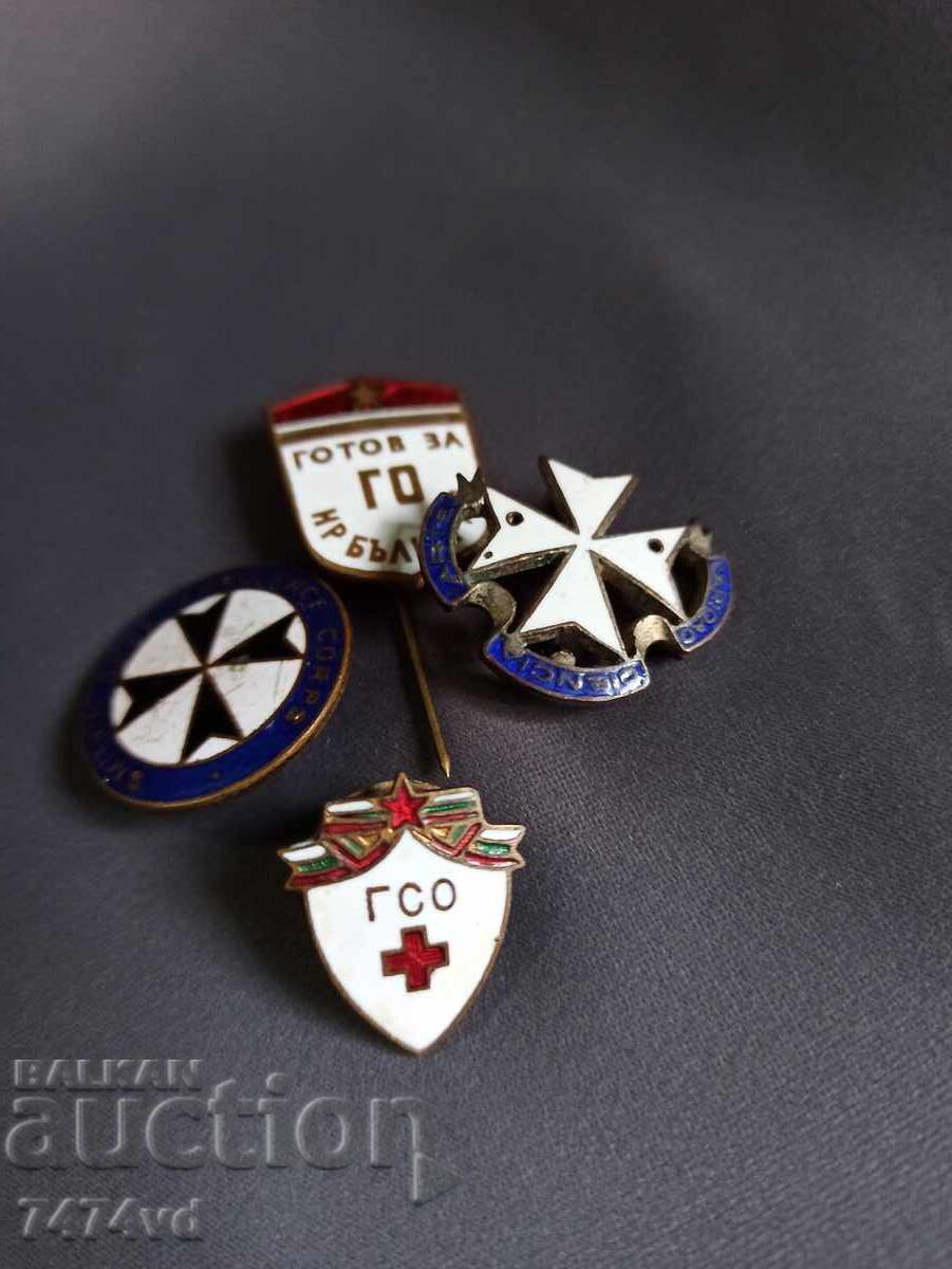 Auction OLD MILITARY ENAMEL BADGES Auction OLD MILITARY ENAMEL BADGES