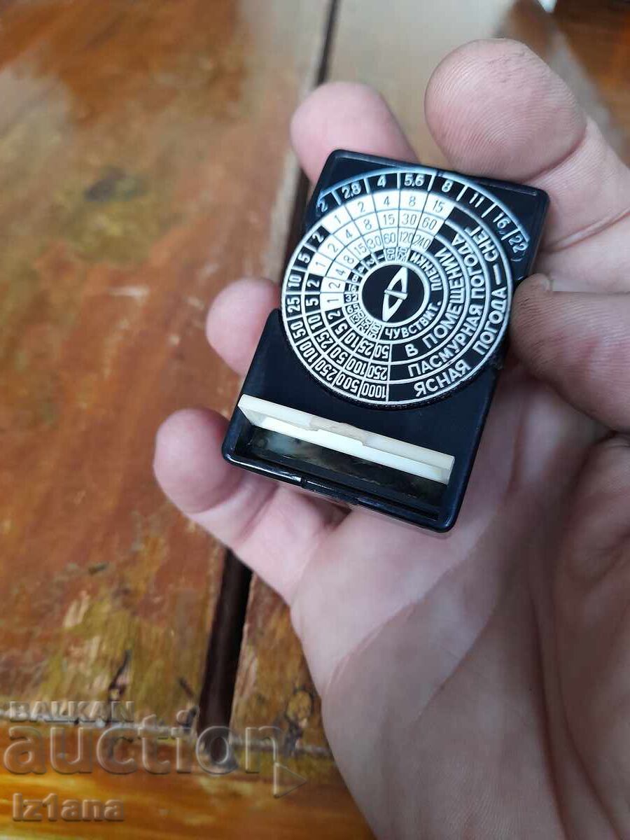 Auction Old light meter Leningrad Auction Old light meter Leningrad