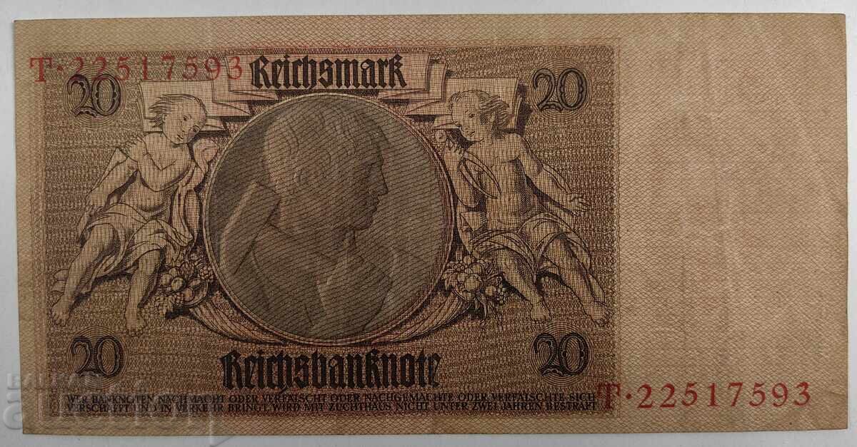 1929 20 MARK EXCELLENT BANKNOTE GERMANY with price 15.00 BGN | € 7.67 1929 20 MARK EXCELLENT BANKNOTE GERMANY with price 15.00 BGN | € 7.67