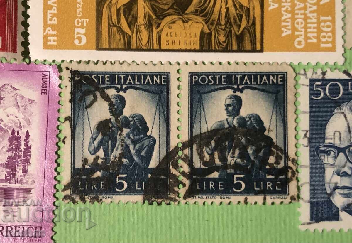 Delivery of Old Book Lot of 15 Postage Stamps