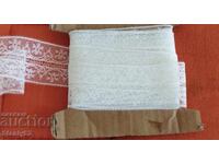 Old German cotton lace 5m.50 cm and width 4 cm