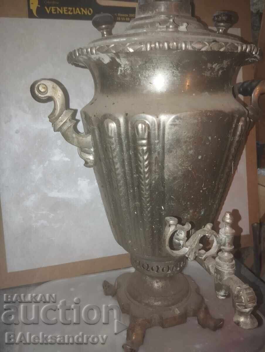 Old coal-fired samovar, rare and large - 7 Old coal-fired samovar, rare and large - 7