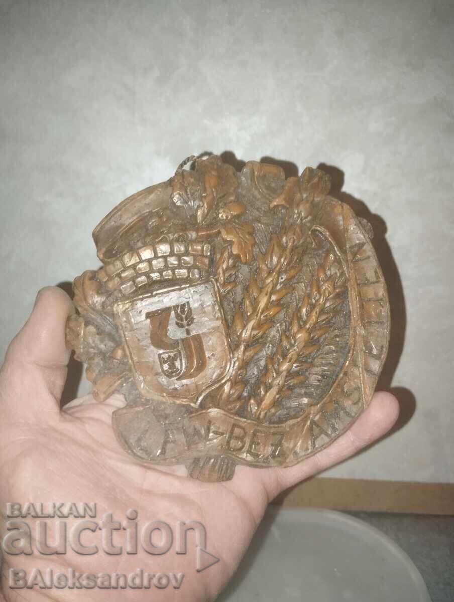 Delivery of Wax family coat of arms, handmade