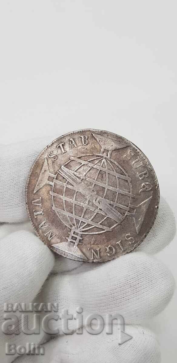 Рядка сребърна монета 960 REIS - 1816 г. - Бразилия - 5