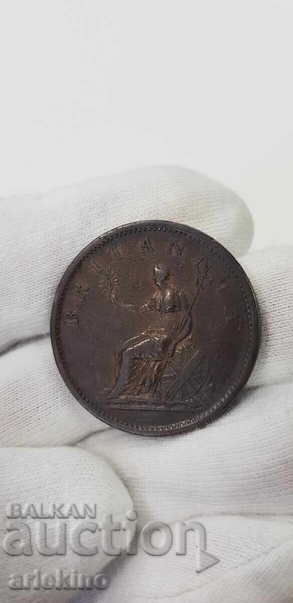 Rare Copper 1 Penny Coin 1806 - England GEORGIUS III with price 130.00 BGN | € 66.47 Rare Copper 1 Penny Coin 1806 - England GEORGIUS III with price 130.00 BGN | € 66.47