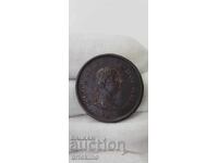 Rare Copper 1 Penny Coin 1806 - England GEORGIUS III