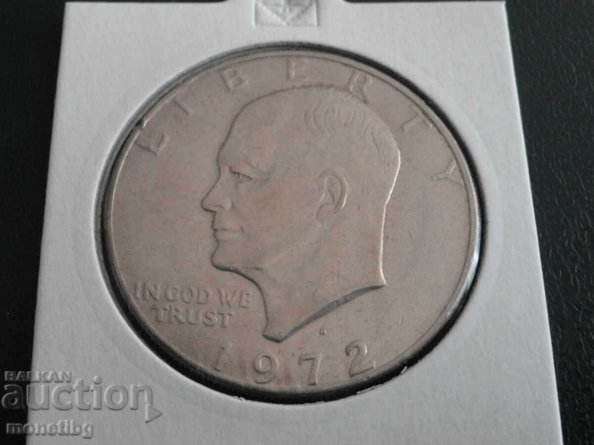 Licitație SUA 1972 - 1 dolar D (m)