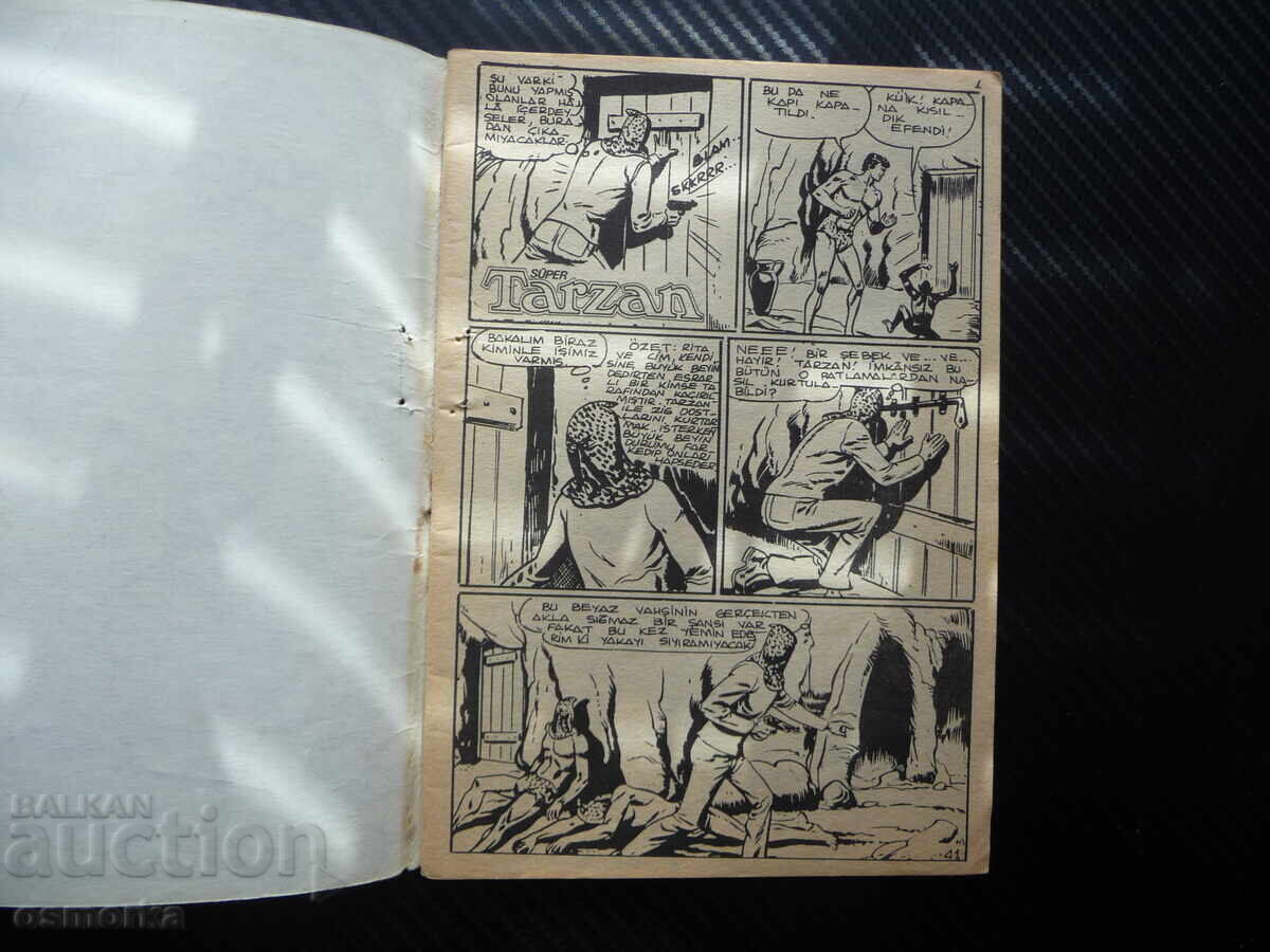 Licitație Super Tarzan Comic Adventures Tarzan Battles Ediția Veche