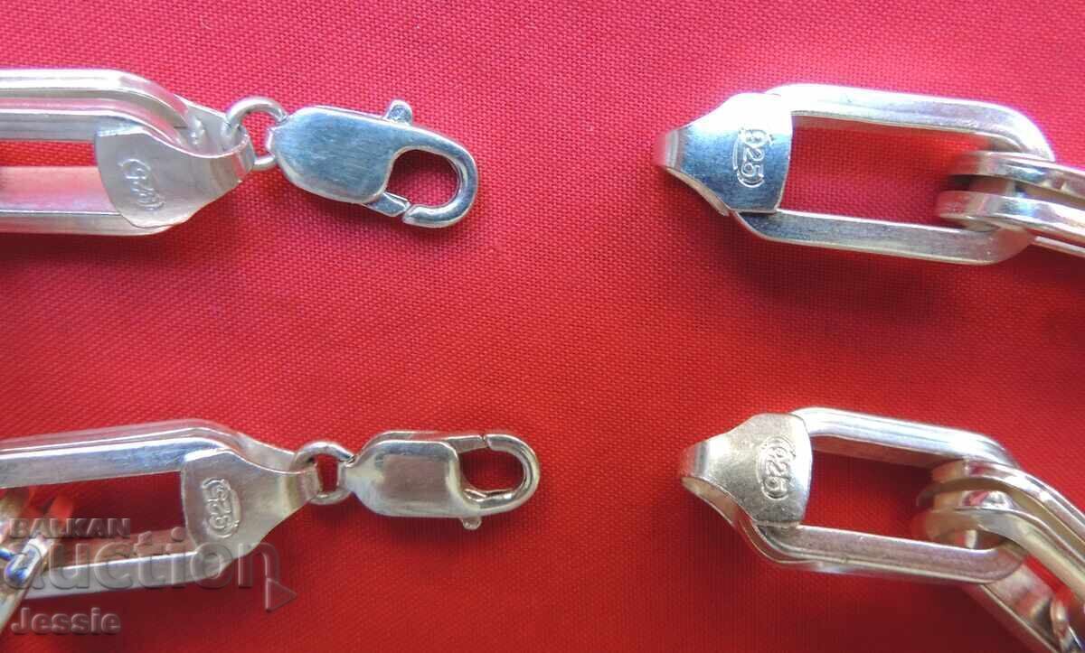 Set lant si bratara din argint cu preț € 246.83 | 482.76 BGN Set lant si bratara din argint cu preț € 246.83 | 482.76 BGN