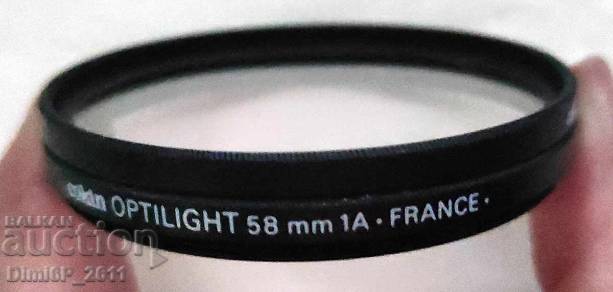 Filtru foto Optilight 58mm 1A. cu preț € 7.60 | 14.86 BGN