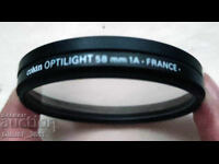 Photo filter Optilight 58mm 1A.