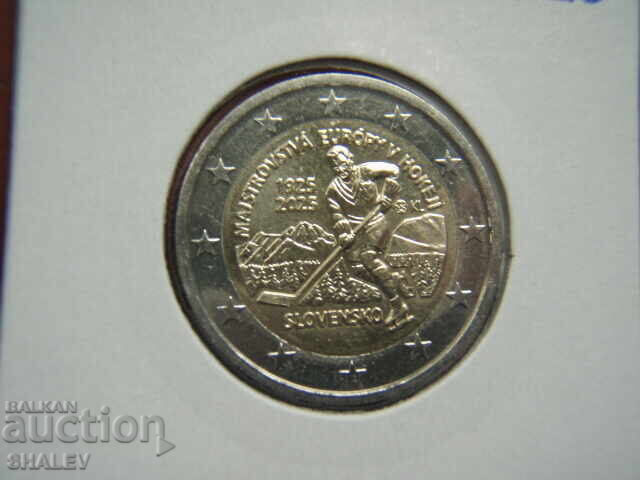 2 euro 2025 Slovakia "Hokey"/ Словакия/ - Unc (2 евро) с цена € 5.29 | 10.35 лв.