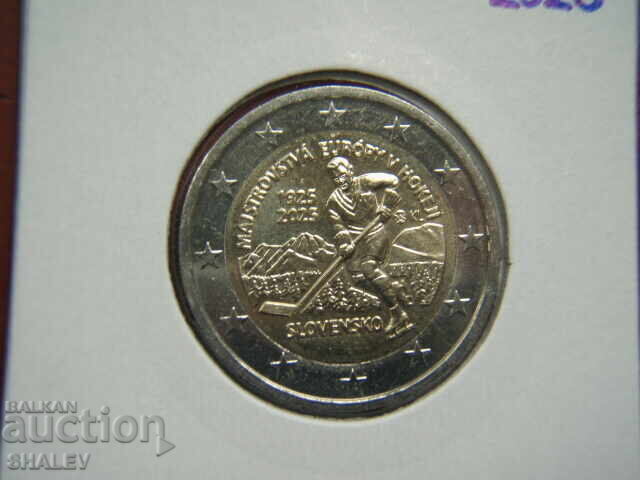Аукцион 2 euro 2025 Slovakia "Hokey"/ Словакия/ - Unc (2 евро)