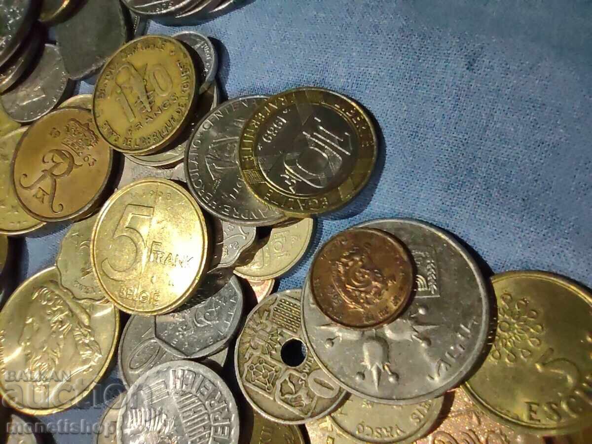 Аукцион 350 бр. различни монети Аукцион 350 бр. различни монети