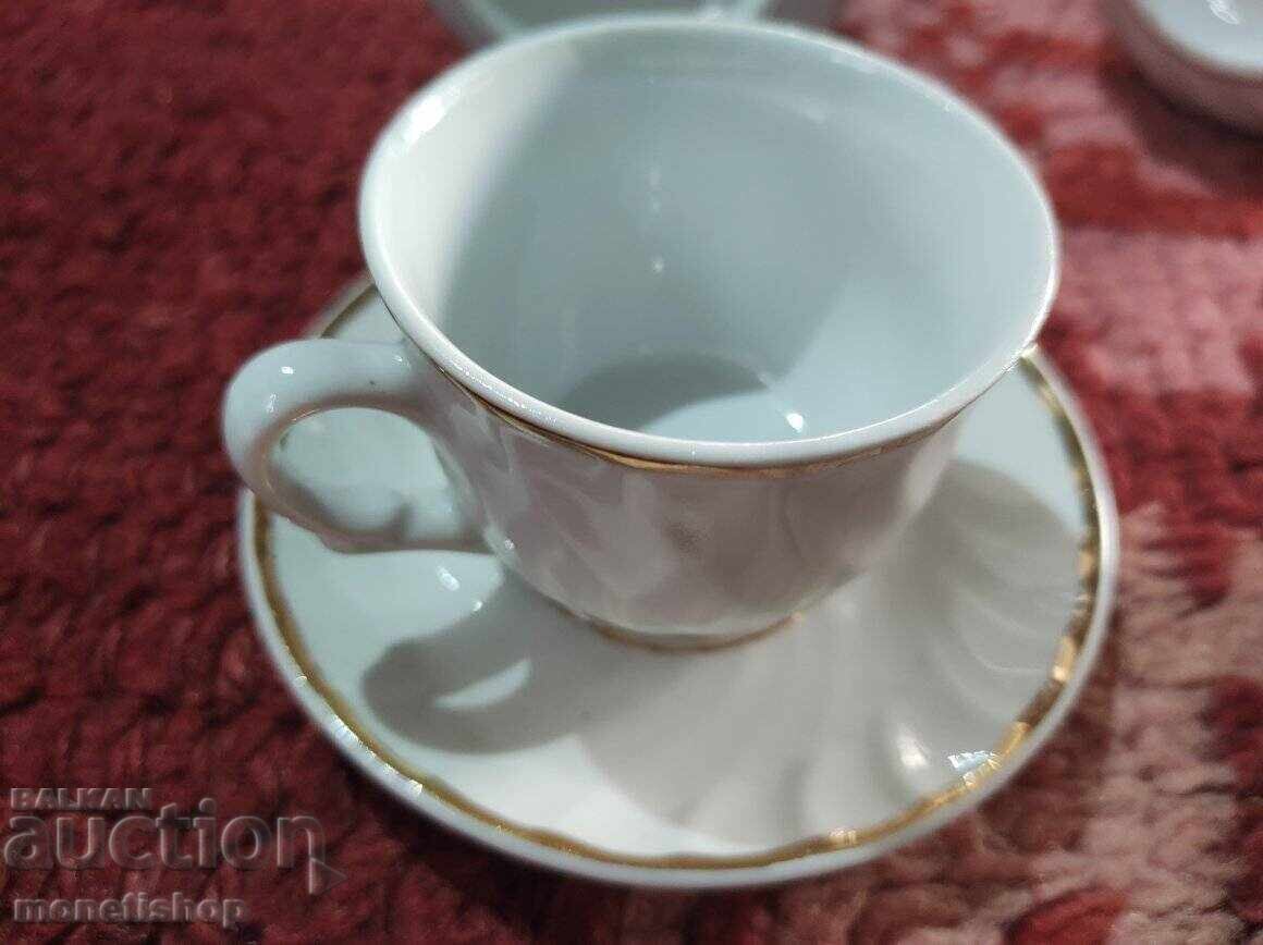 4 cups with saucers - 5