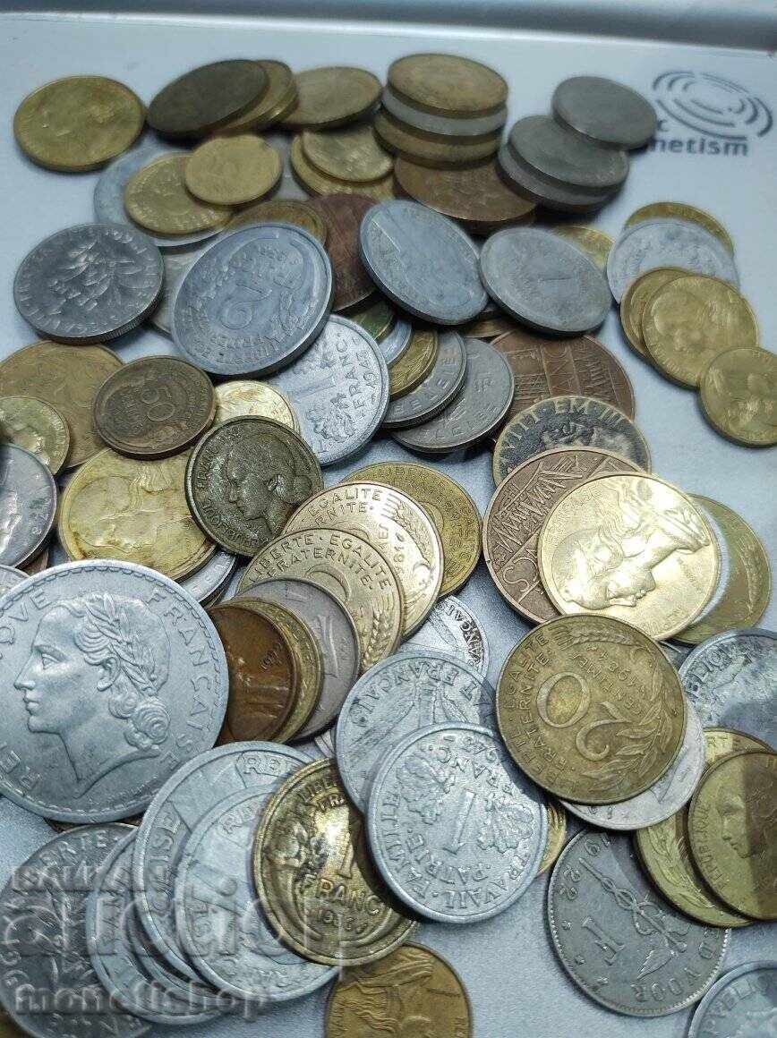 Πάνω από 70 τεμ. νομίσματα Γαλλία Πάνω από 70 τεμ. νομίσματα Γαλλία