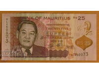 25 RUPEES 2021 MAURITIUS - Polimer