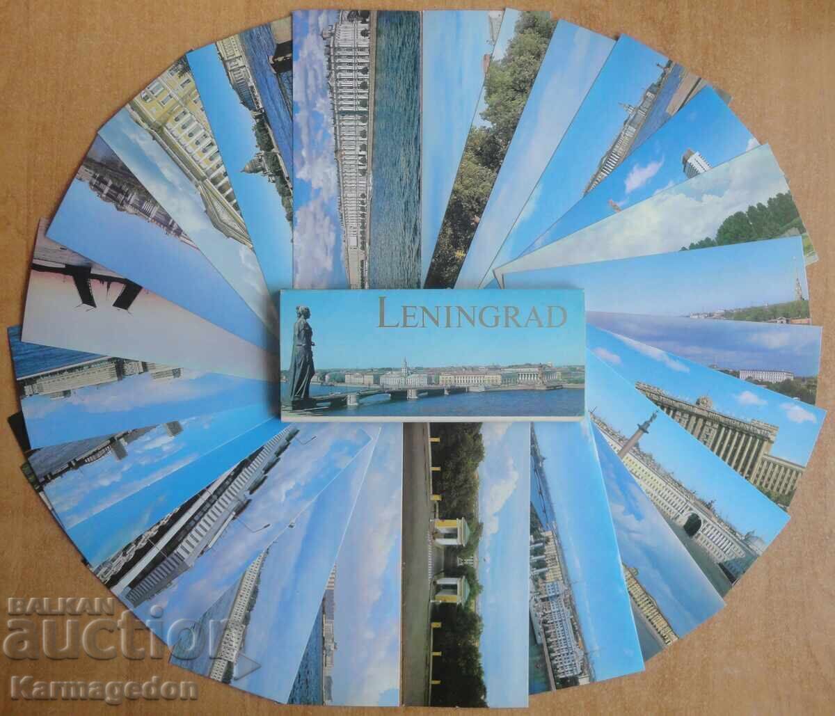 Set de cărți poștale din Leningrad 1980 - 24 de bucăți Set de cărți poștale din Leningrad 1980 - 24 de bucăți