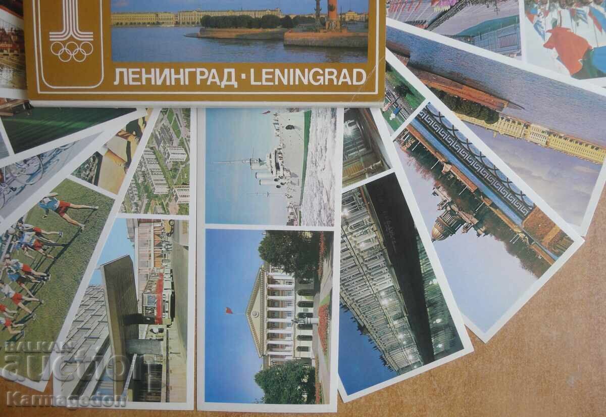 Set of postcards from Leningrad 1980 - 18 pieces with price 5.00 BGN | € 2.56 Set of postcards from Leningrad 1980 - 18 pieces with price 5.00 BGN | € 2.56