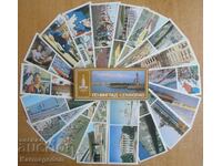 Set of postcards from Leningrad 1980 - 18 pieces