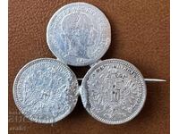 Silver coin brooch