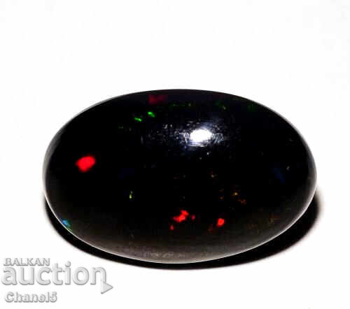 NATURAL ETHIOPIAN BLACK OPAL - 0.95 ct (470) with price 22.00 BGN | € 11.25 NATURAL ETHIOPIAN BLACK OPAL - 0.95 ct (470) with price 22.00 BGN | € 11.25