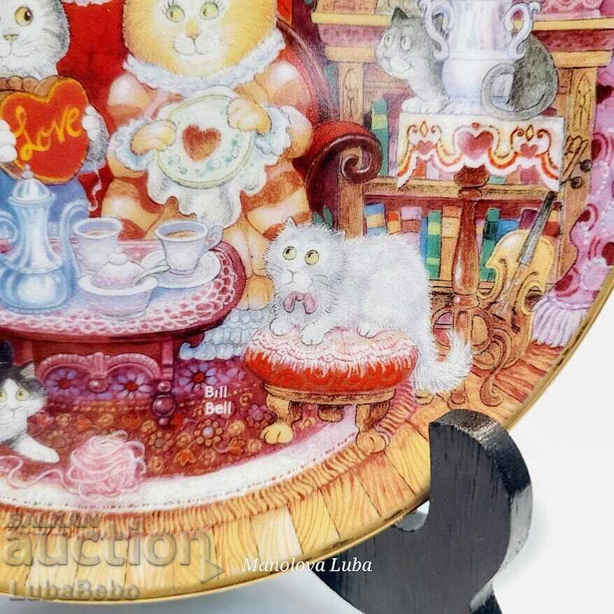 Delivery of Collectible porcelain plate Wconker Wuv Delivery of Collectible porcelain plate Wconker Wuv