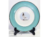 Porcelain plate of the Pall Mall Ware brand FWR England.