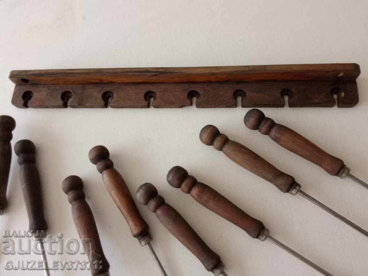 Cooking utensils, cooking set made of wood and metal - 5 Cooking utensils, cooking set made of wood and metal - 5