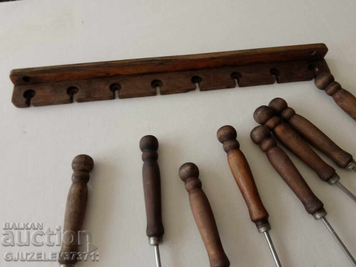 Cooking utensils, cooking set made of wood and metal - 7 Cooking utensils, cooking set made of wood and metal - 7