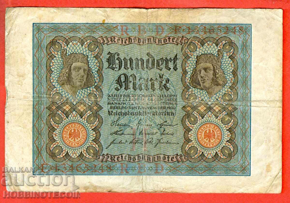 GERMANIA 100 Mărci - emisiune - issue 1920 - 1 GERMANIA 100 Mărci - emisiune - issue 1920 - 1