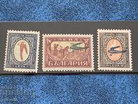 Stamp series (clean with eraser)-Bulgaria Airmail-1928-2