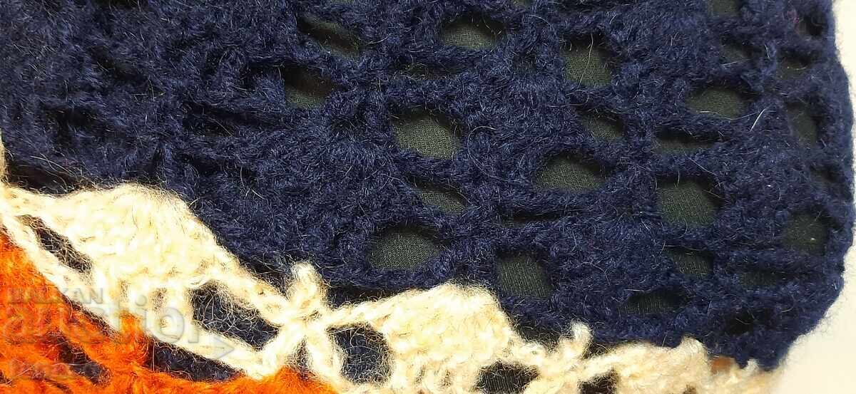 Large hand-knitted wool scarf, cape (18.2) - 5 Large hand-knitted wool scarf, cape (18.2) - 5