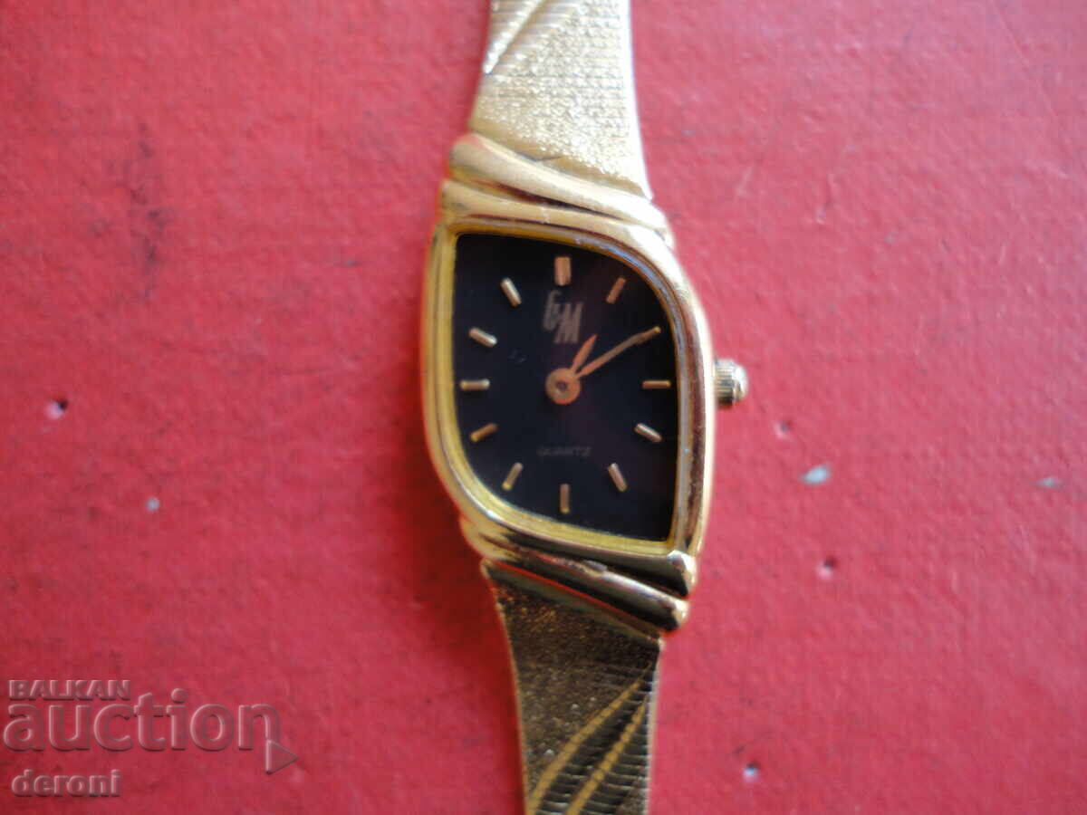 Gold-plated Swiss watch GM with price 50.00 BGN | € 25.56