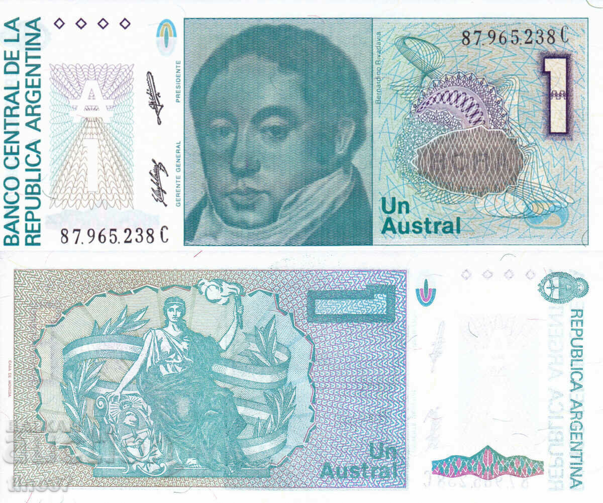 tino37- ARGENTINA - 1 AUSTRALIA - 1986/89 - UNC