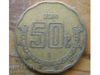 50 centavos 2004 - Mexic