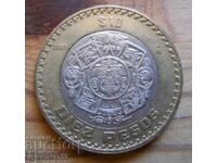 10 pesos 2007 - Mexic (bimetal)