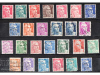 1945-48. France. New daily stamps - Marianne.