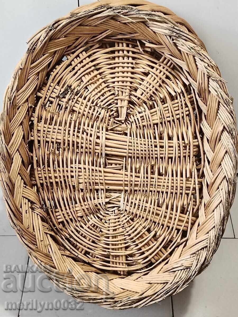 Auction Old wicker basket paner basket Auction Old wicker basket paner basket