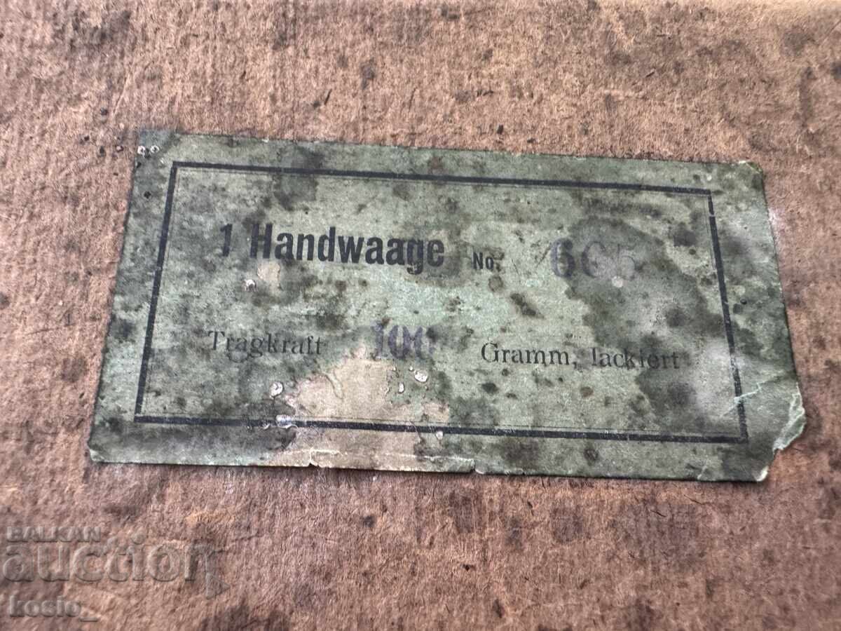 Παράδοση Παλιά ζυγαριά κοσμήματος